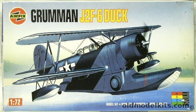 Airfix 1/72 Grumman J2F-6  or OA-12 Duck - US Navy or Air Force - (J2F6), 03031 plastic model kit
